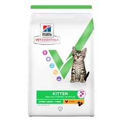 Hills Vet Essentials Cat Kitten Multi-Benefit su vištiena 1,5 kg