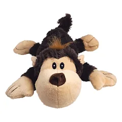 KONG Cozie Assorted Naturals pliušinis žaislas šunims su pypsiku, vidutinio dydžio — 3 nuotrauka