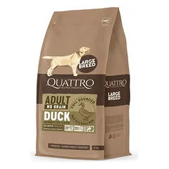 2 vnt. QUATTRO begrūdis su antiena didelių veislių suaugusių šunų pašaras 3kg