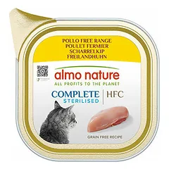 Almo Nature HFC Complete Sterilised Cats Brīvās turēšanas vistas gaļa 85 g – konservi kaķiem
