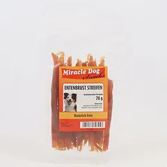 Miracle Dog antienos krūtinėlės juostelės 24 x 70 g, skanėstai šunims