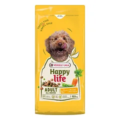 VERSELE-LAGA Happy Life Adult su vištiena 12,5kg - Suaugusių šunų ėdalas su vištiena