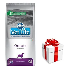 FARMINA Vet Life Dog Oxalate (Urinary) 12kg + STAIGMENA ŠUNIUI