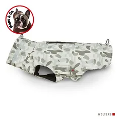 Wolters lauko striukė Camouflage mopsams ir kitoms panašioms veislėms, pilka
