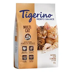 Tigerino Performance Multi Cat Katzenstreu – Babypuderduft