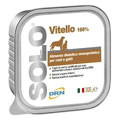 Solo Vitello konservai šunims ir katėms su Veršiena