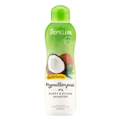 TropiClean Gentle Coconut hipoalerginis šampūnas šuniukams ir kačiukams