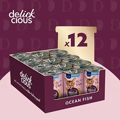 Delickcious™ gėrimas su vandenyno žuvimi.