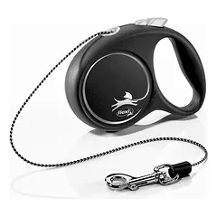 Flexi Black Design Virvė S – 5m iki 12kg