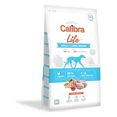 CALIBRA Dog Life sausas maistas didelių veislių suaugusiems šunims su vištiena, 12 kg