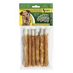Antos skanėstai šunims su vištiena D’light Lollies 100g