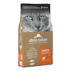 Almo Nature Holistic Cat ar tunci un lasi 12kg - barība kaķiem
