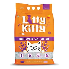LITTY KITTY Bentonite Levandų bentonito kraikas 5l (4 kg)