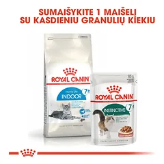 ROYAL CANIN FHN Indoor+7 sausas maistas suaugusioms vyresnio amžiaus katėms 400 g — 5 nuotrauka