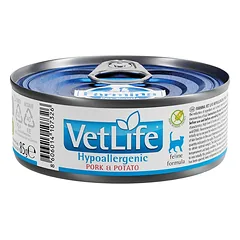 Farmina Vet Life Hypoallergenic Pork & Potato konservai katėms