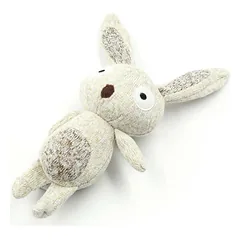 Cotton Rabbit - medvilninis triušis, cypsintis žaislas šunims