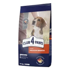 Club 4 Paws Premium visavertis sausas pašaras suaugusiems, vidutinių veislių šunims - Pet24