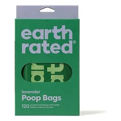Earth Rated 120 šunų ekskrementų maišelių su rankenėle, Bekvapis — 5 nuotrauka