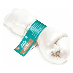 Knotted white rawhide bone Medium bone  20cm 1gb