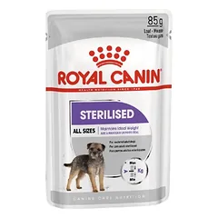 ROYAL CANIN Sterilised šlapias maistas - paštetas suaugusiems, sterilizuotiems šunims 12 x 85 g