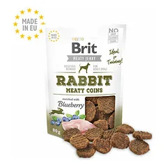 Brit Jerky Rabbit Meaty Coins Snack 80g