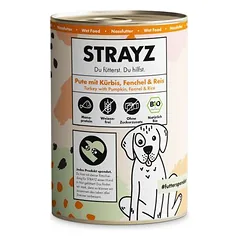STRAYZ BIO drėgnas maistas šunims 6 x 400 g