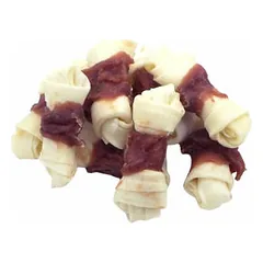 Real Dog Snacks Rawhide Bone Wrapped With Lamb 500 g — 2 nuotrauka