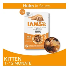 IAMS Advanced Nutrition Kitten vištiena padaže, drėgnas maistas kačiukams — 2 nuotrauka