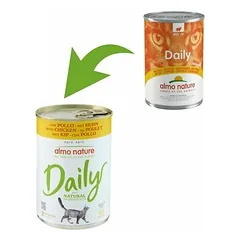 Almo Nature Daily su vištiena, drėgnas maistas katėms 400 g — 2 nuotrauka