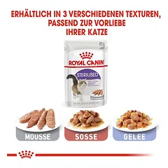 Royal Canin Sterilised Mousse drėgnas maistas katėms — 5 nuotrauka