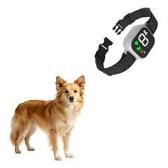 MCBOSON Intelligentes Anti-Bell-Halsband, 4 Modi, IP67, weiß