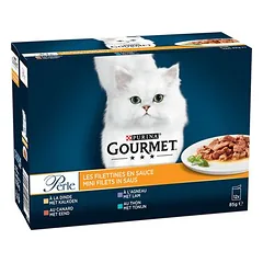 Gourmet Perle mišrus asortimentas, drėgnas maistas katėms, ekonominė pakuotė 24 x 85 g — 5 nuotrauka