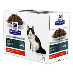 Hill's Prescription Diet w/d su vištiena, drėgnas maistas katėms — 3 nuotrauka