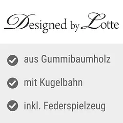 Designed by Lotte medinis draskymo stulpas Zavi, ruda — 4 nuotrauka
