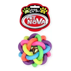 Kamuolys raizginys 10,5cm su varpeliu ir mėtų kvapu