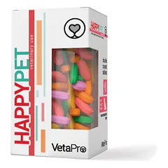 VetaPro Happy Pet papildai šunims su aukštos kokybės mikroelementais, 95 g