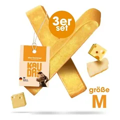 KAUDAS Käse-Kaustange für Hunde - Hartkäse, zahnreinigend & natürlich