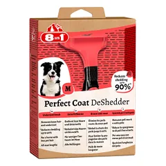 8in1 Perfect Coat DeShedder šukos vidutinio dydžio veislių šunims