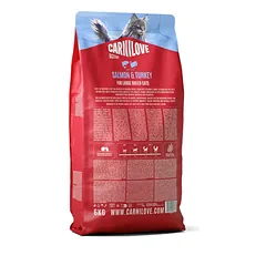 CARNILOVE ACTIVE Cat Salmon & Turkey Large Breeds sausas pašaras katėms 6 kg