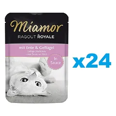 MIAMOR Ragout Royale antis su vištiena padaže 24x100 g