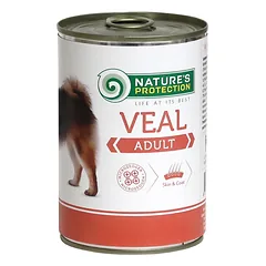 Nature's Protection suaugusių šunų konservuotas pašaras su veršiena, 400 g — 5 nuotrauka