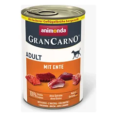 Animonda GranCarno Adult Duck: konservai suaugusiems šunims su šviežia antiena, 400 g — 2 nuotrauka