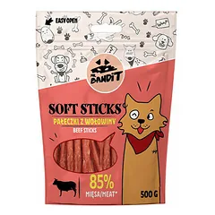 Mr.Bandit Soft Sticks su jautiena, skanėstai šunims 500 g