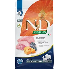 FARMINA N&D GrainFree Pumpkin Lamb & Blueberry Adult Medium & Maxi 2.5 kg