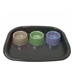 Pet food tray Trio cm 52 x 41 x 9 h - lt. 0,90