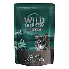 Wild Freedom Triple Taste Pouches drėgnas maistas katėms 8 x 85 g — 1 nuotrauka
