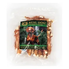 Real Dog Snacks Cod Strips Wrapped With Chicken 500 g parduotuvėje petbaze.lt