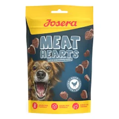 Josera Meat Hearts Chicken vištienos skanėstai šunims, 70 g