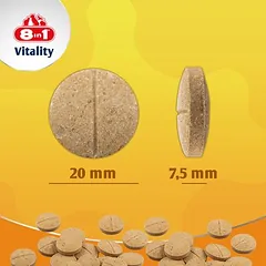 8in1 Vitality multivitaminų tabletės Adult, papildas šunims — 4 nuotrauka