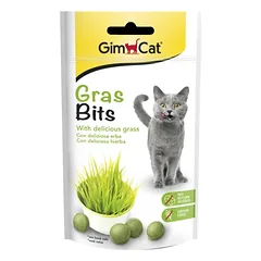 GimCat Grasbits skanėstai katėms su žole 2×50 g